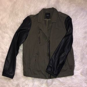 F21. Mock leather jacket